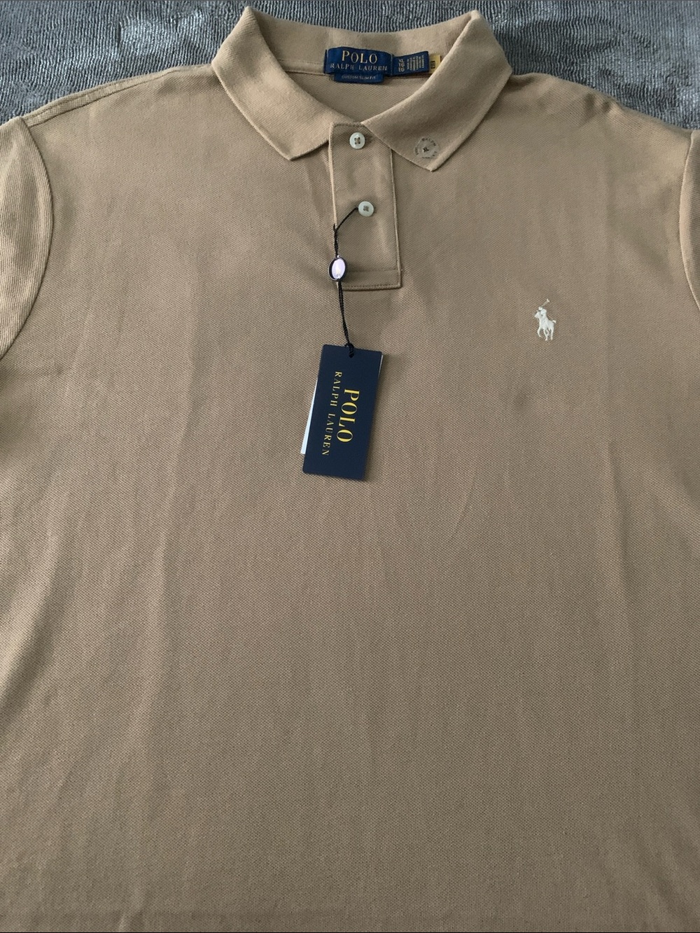 Polo by Ralph Lauren Tan Short-Sleeve Classic Polo